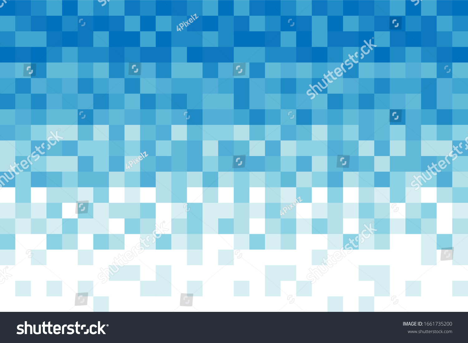 Картинка пиксели голубые