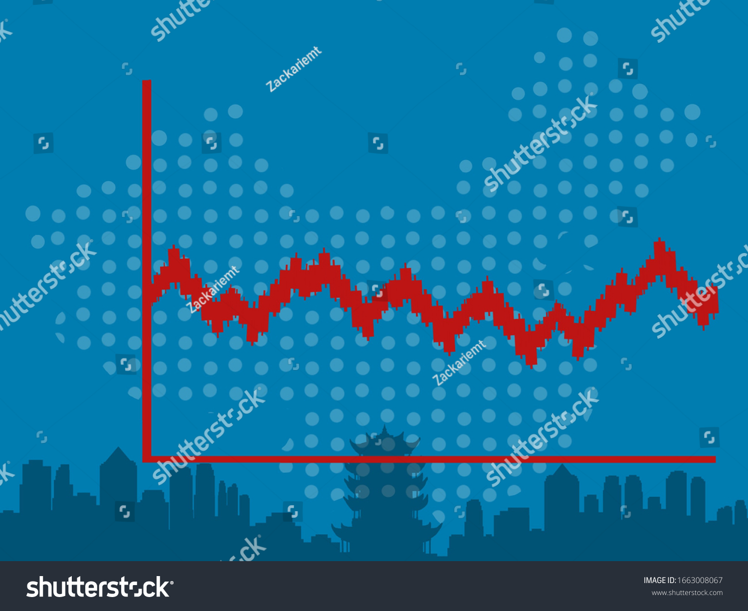 Visualizing China Economic Development Illustration Stock Illustration Visualizing China Economic Development Illustration Stock Illustration