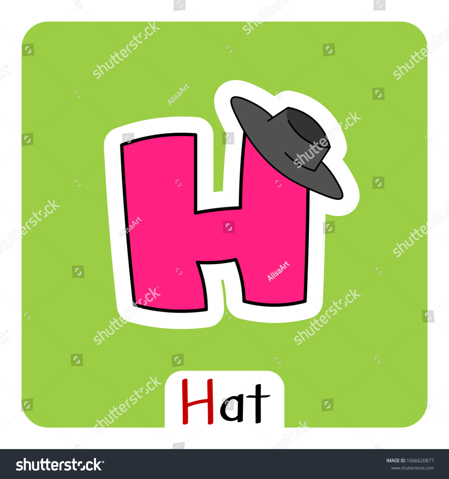 letter h hat