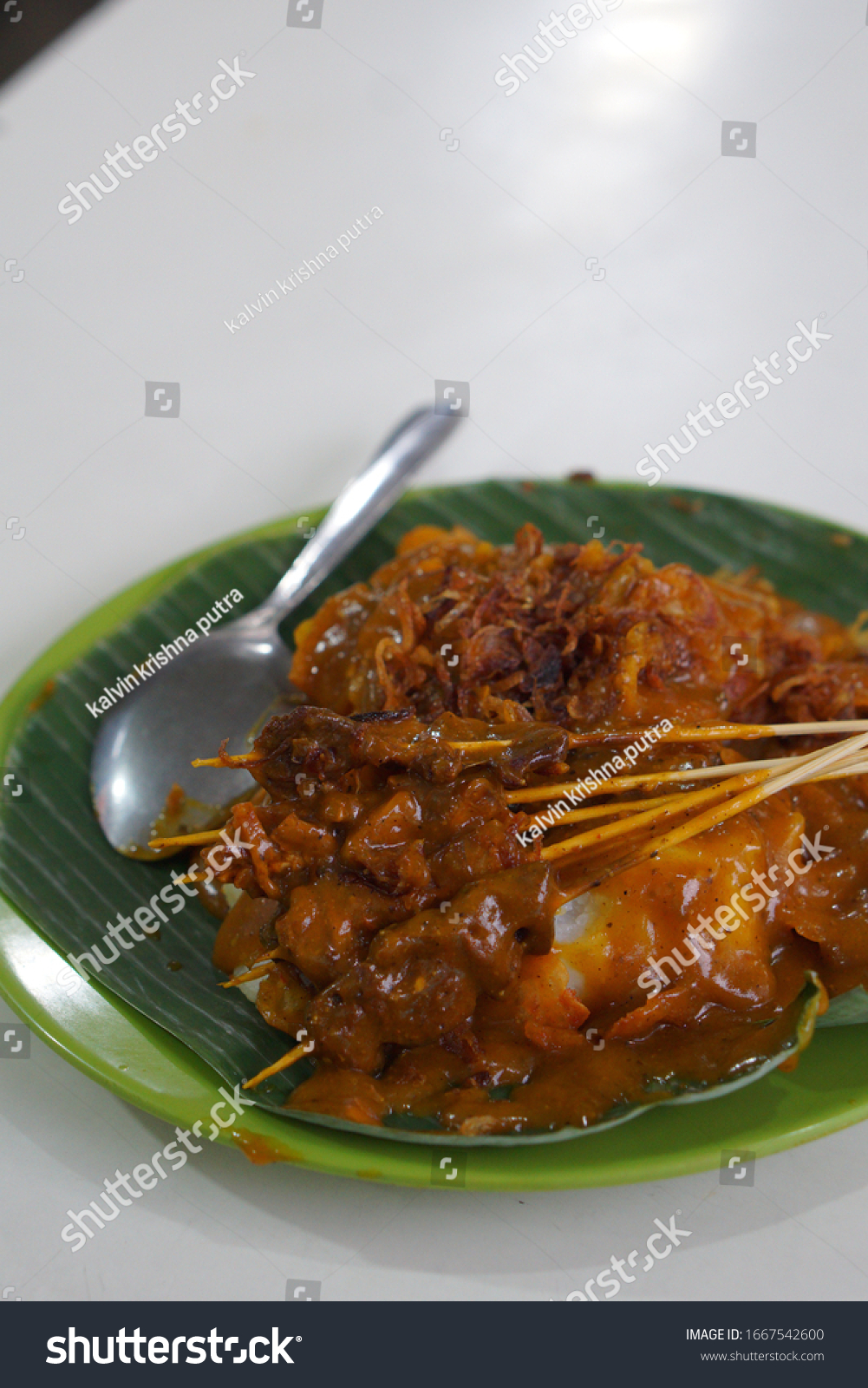 Sate Padang Spicy Beef Satay Padang Stock Photo 1667542600 | Shutterstock