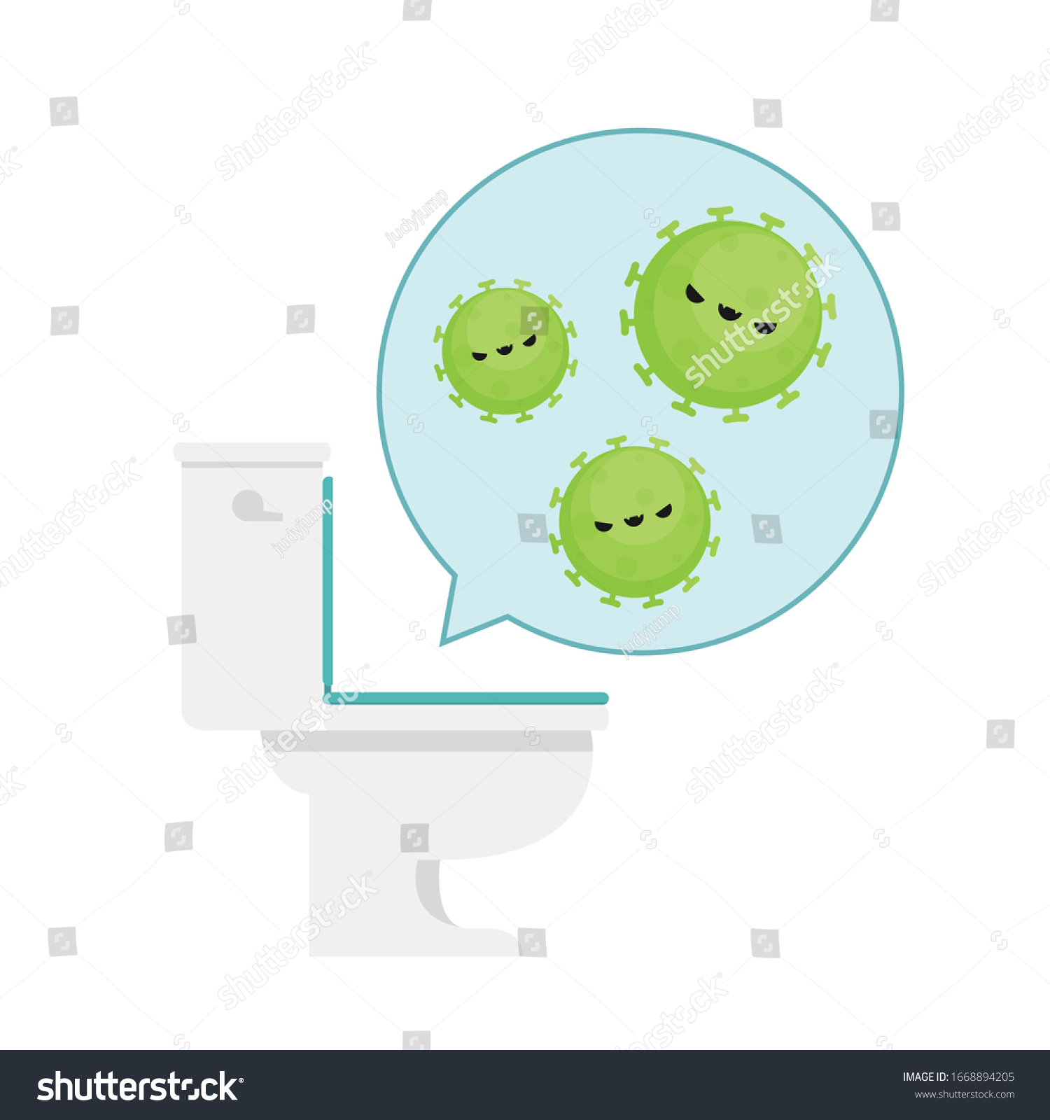 Bacteria Vector Virus Vector Free Space Stock Vector (Royalty Free ...