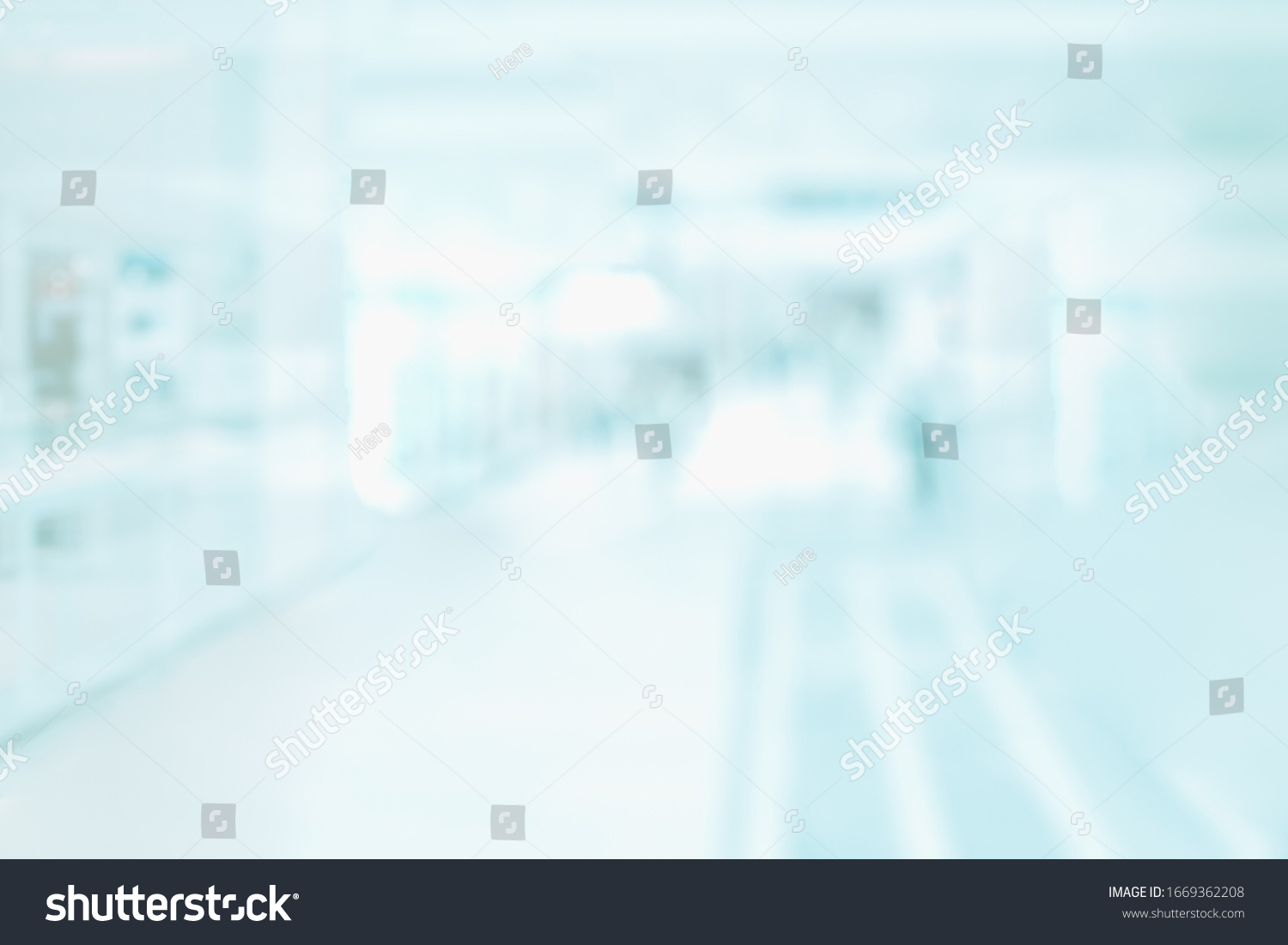 Blurred Medical Office Background Modern Clinical Stock Photo ...