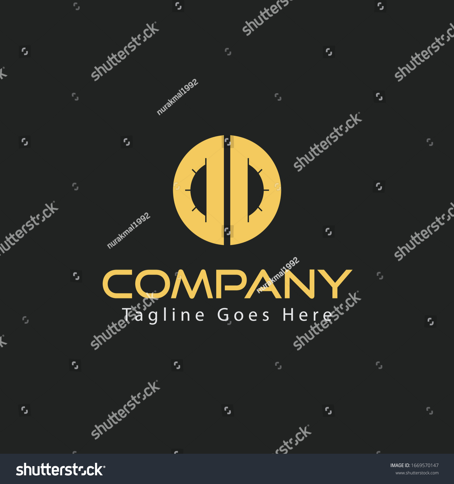 Letter D Architect Logo Template Stock Vector (Royalty Free) 1669570147 ...