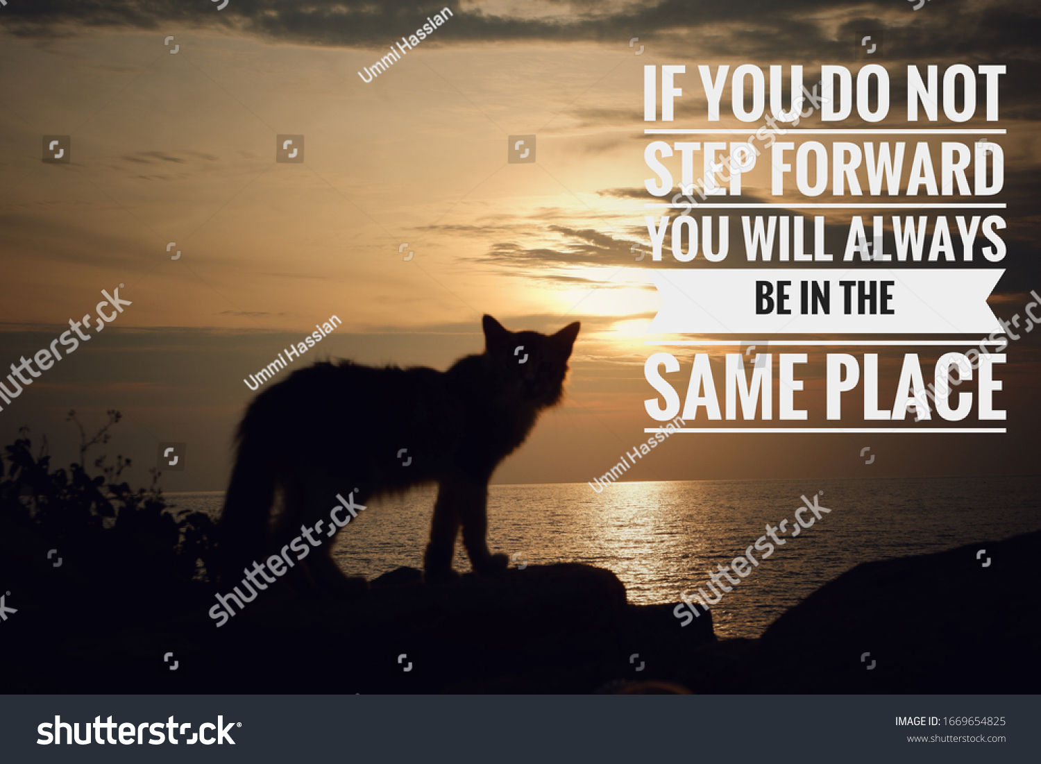 Inspirational Motivational Quotes Concept Word Stock Photo 1669654825