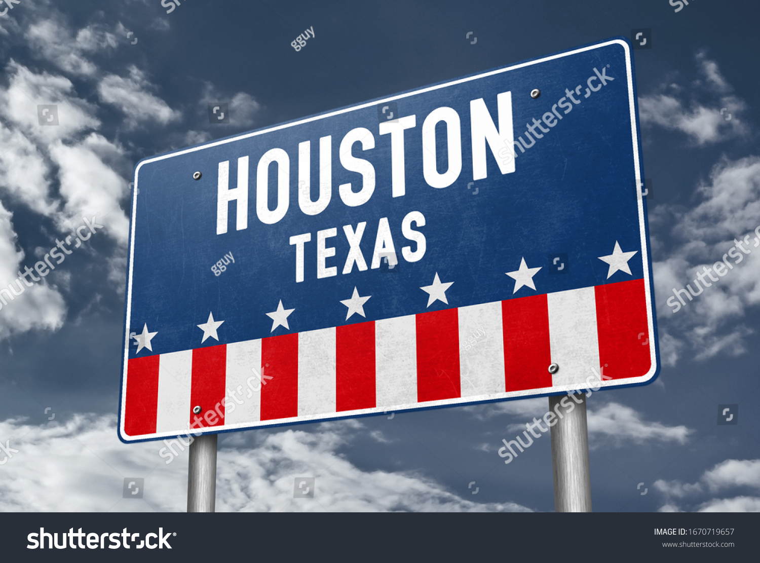 houston-texas-road-sign-message-3dillustration-stock-illustration