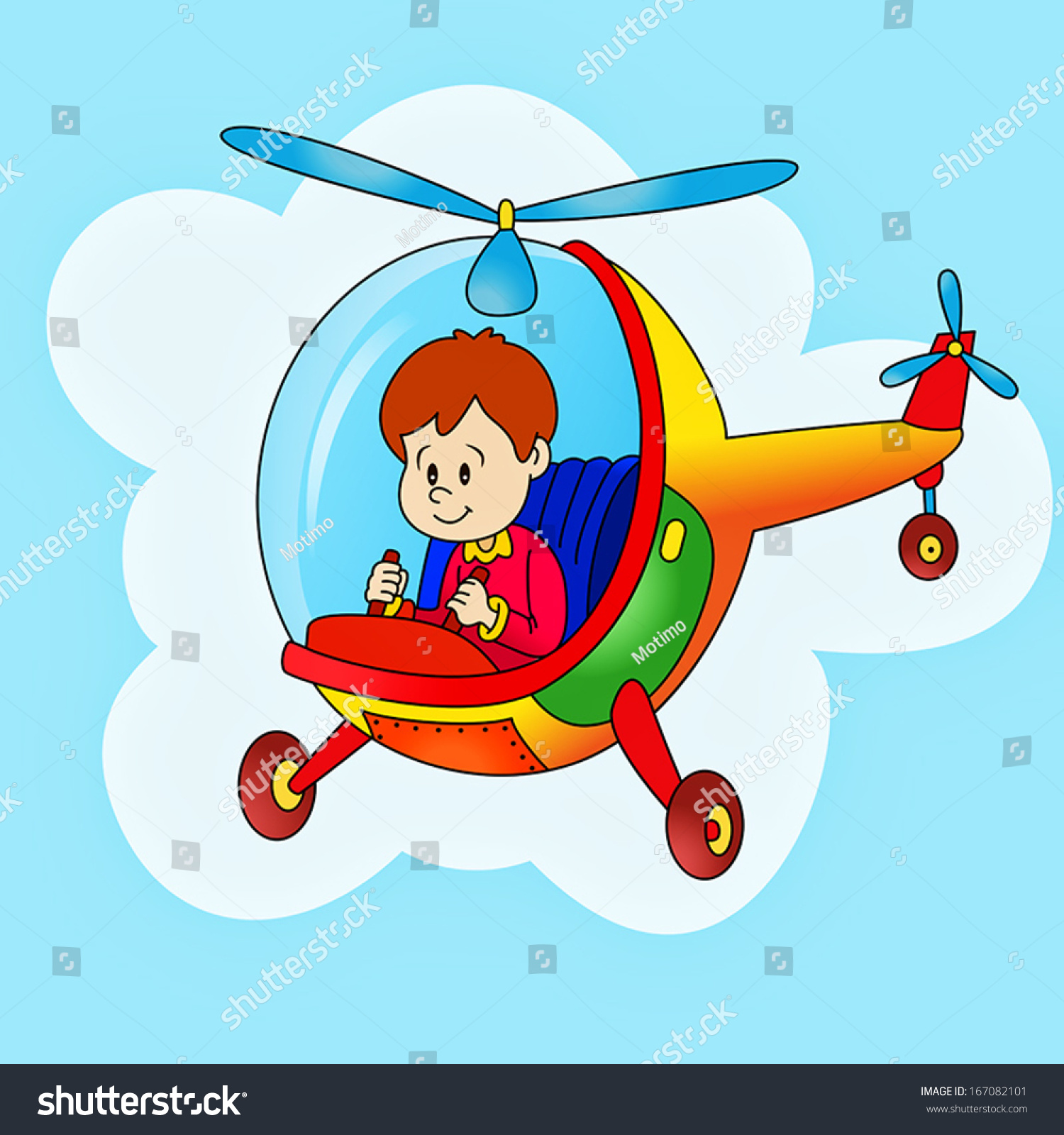 Вертолетчик для детей