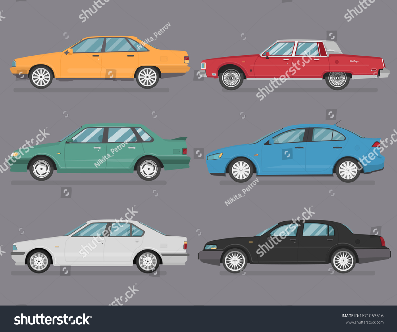 Sedan Hatchback Cartoon Vector Illustration Stock Vector (Royalty Free ...