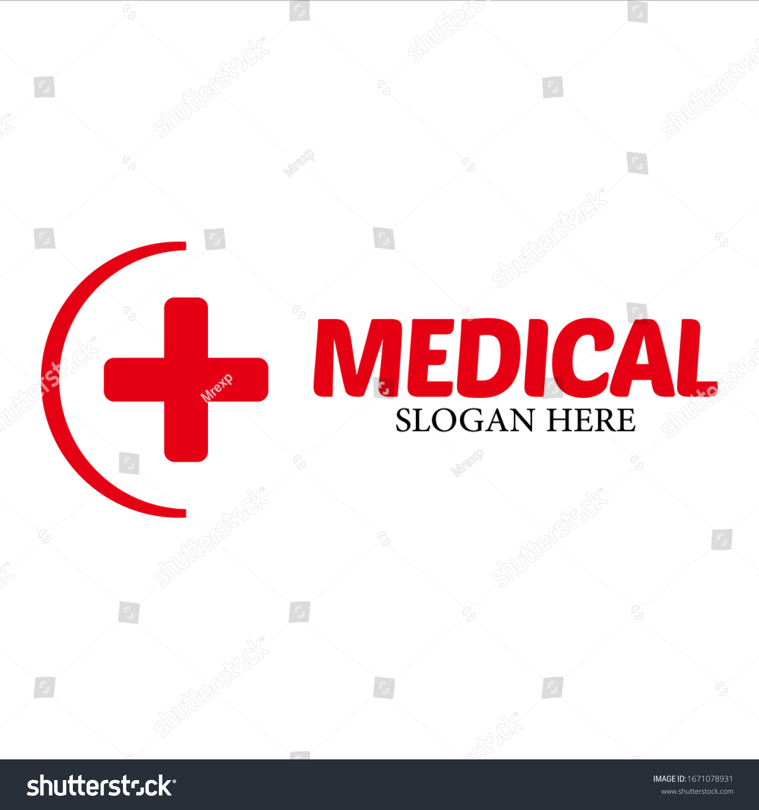 Medical Health Logo Creator Vector Stock Vector (Royalty Free ...