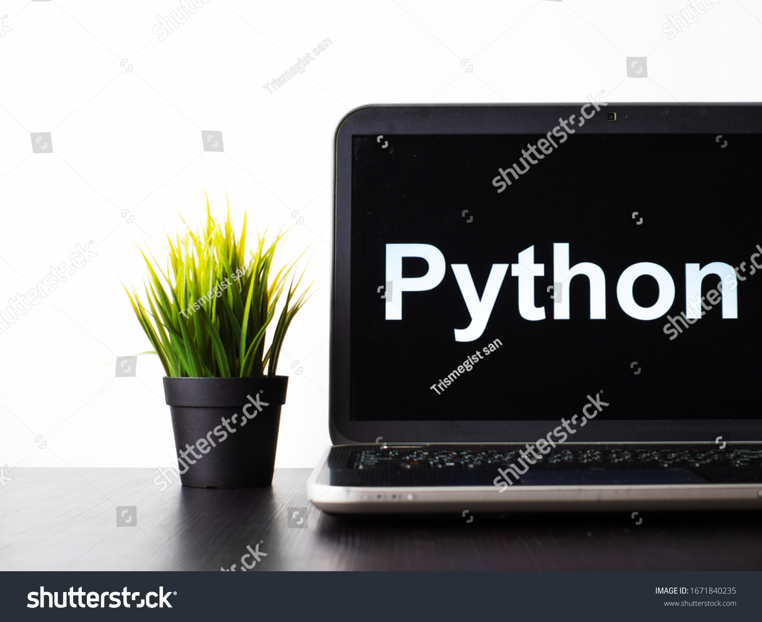 Python Programming Language Programming Training Concept Stock Photo ...