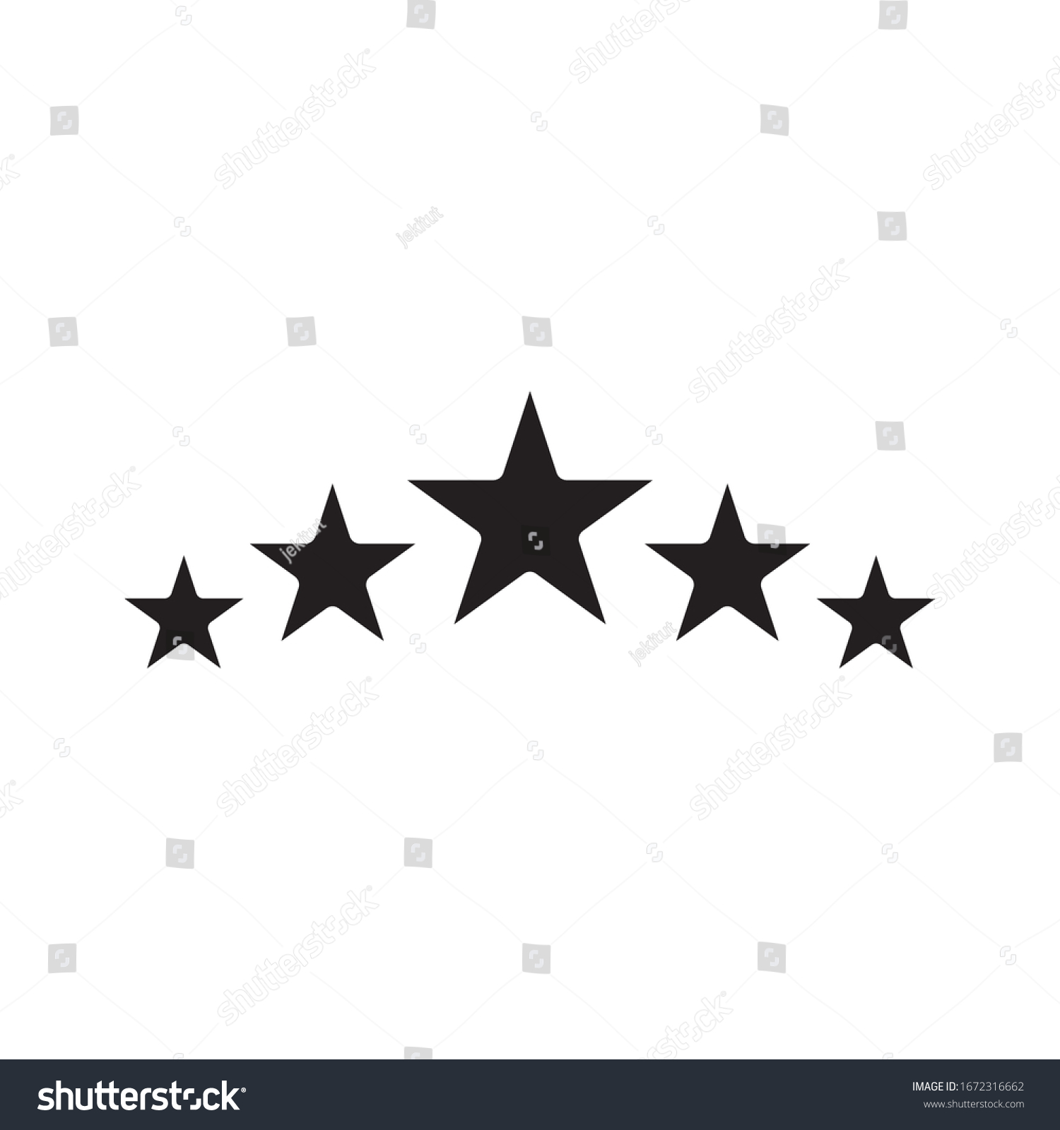 Star Icon Vector Symbol Template Stock Vector (Royalty Free) 1672316662 ...