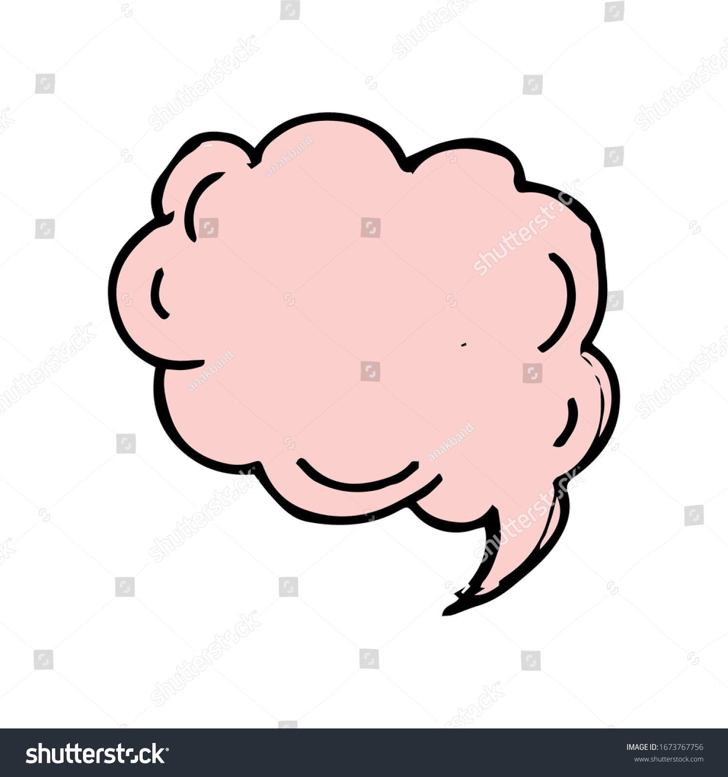 Speech Bubbles Clouds Hand Drawn Illustration Stock Vector Royalty Free 1673767756 Shutterstock 8633