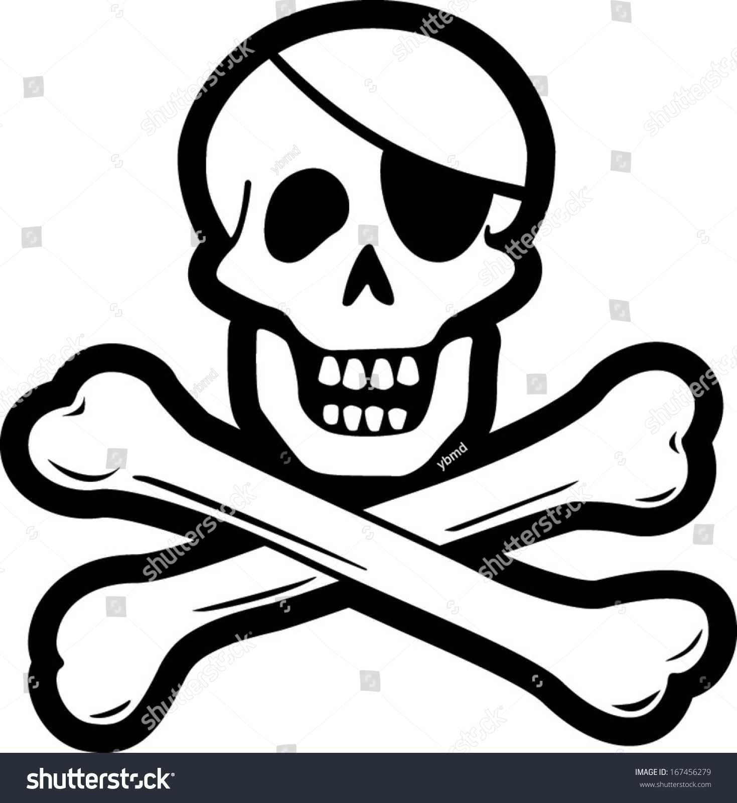 Символ пиратов череп и кости