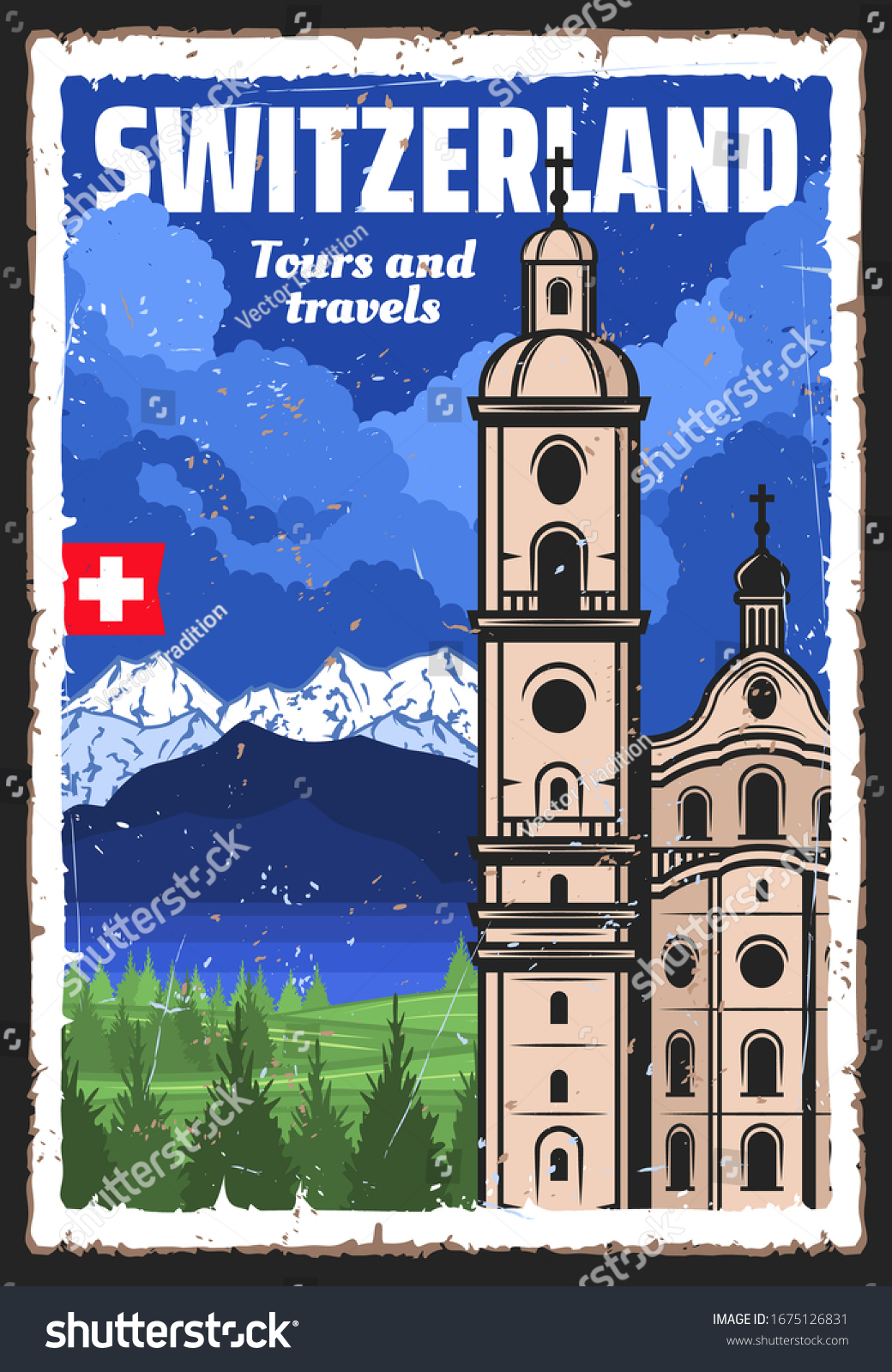 Switzerland Travel Landmark Swiss Alps Vector Stock Vector Royalty Free 1675126831 Shutterstock Switzerland Travel Landmark Swiss Alps Vector Stock Vector Royalty Free 1675126831 Shutterstock
