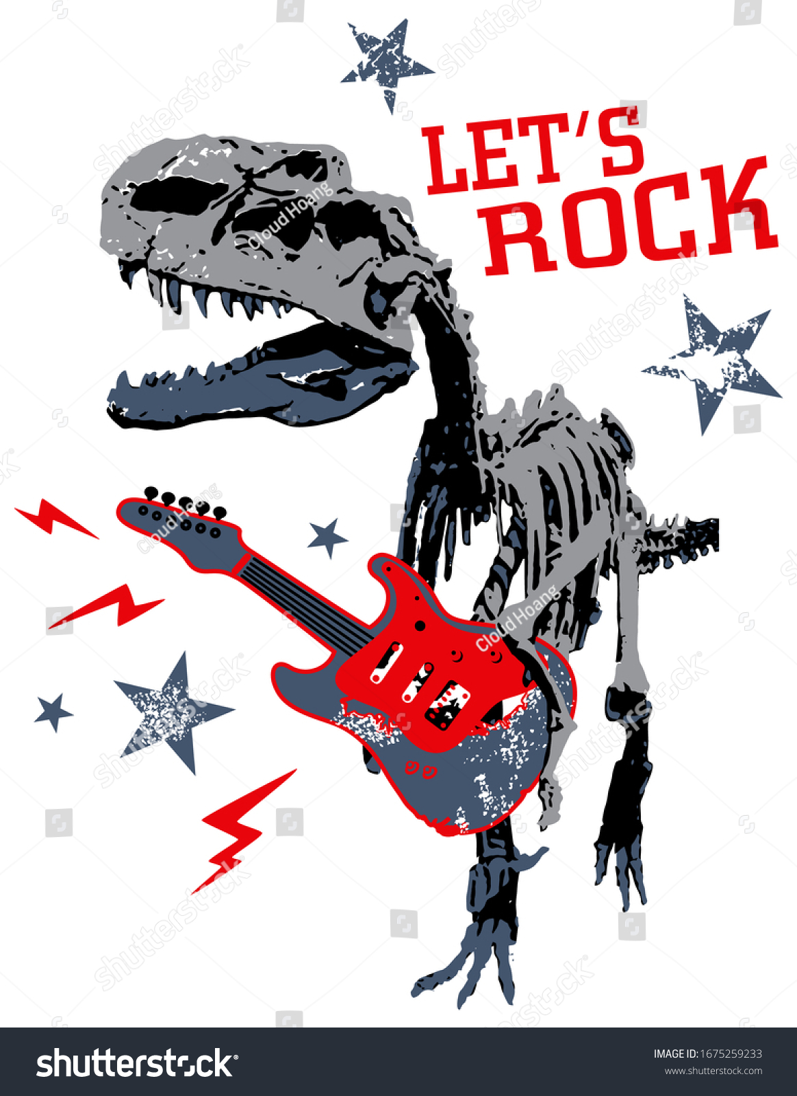 dinosaur rock guitar