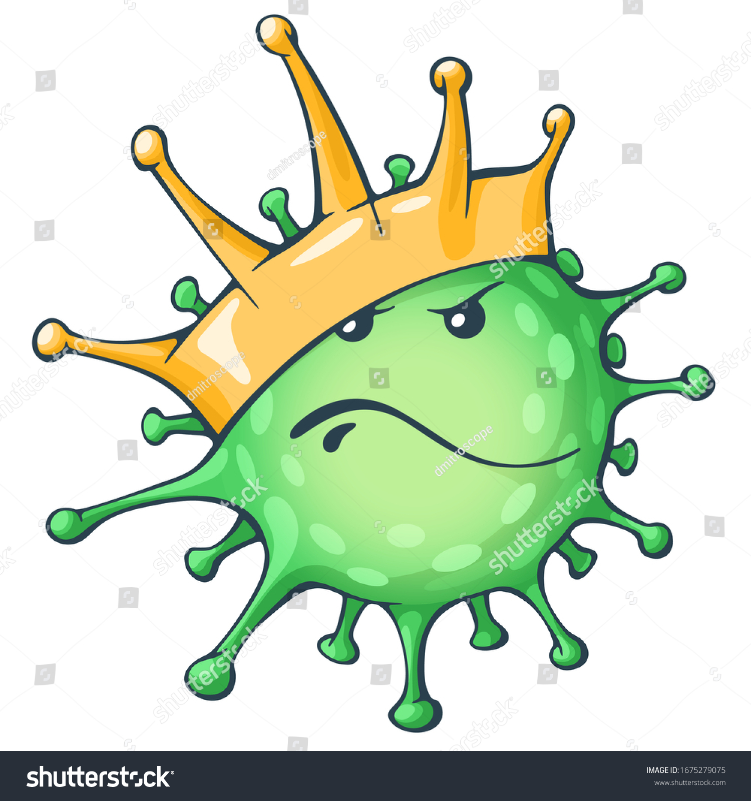 Рисунок коронавируса смешной