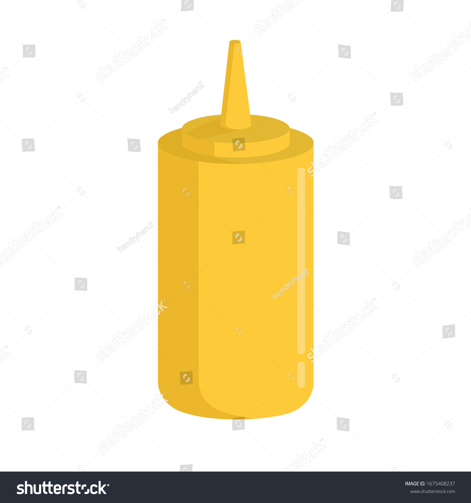 Image Mustard Cartoon Vector Stock Vector (Royalty Free) 1675408237 ...