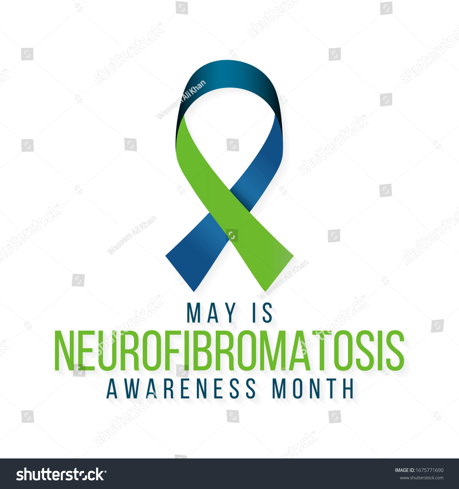 Vector Illustration On Theme Neurofibromatosis Awareness Stock Vector Royalty Free 1675771690