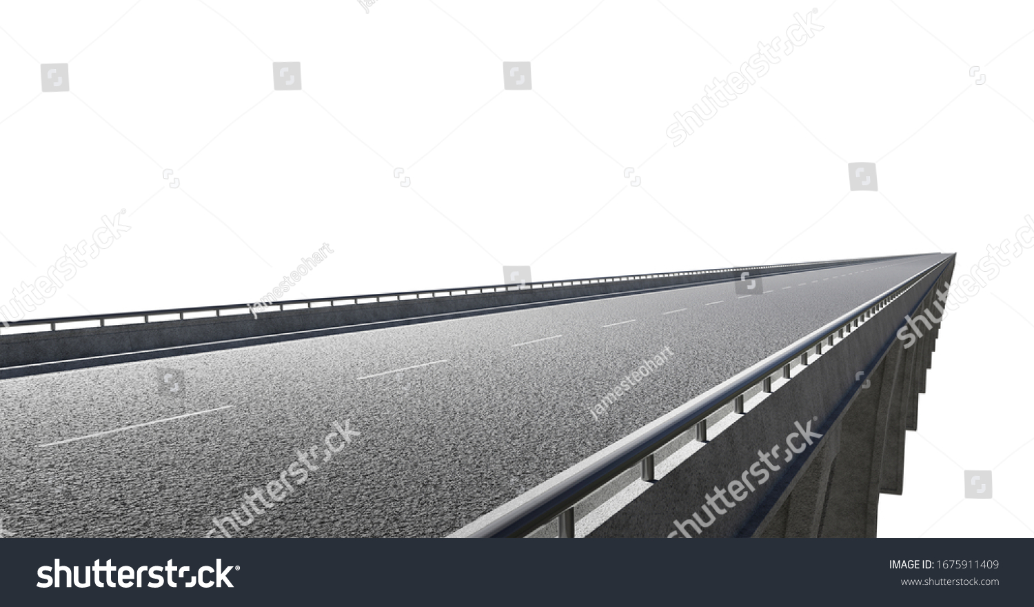 Side Angle View Straight Flyover Isolated Stock Illustration 1675911409 ...