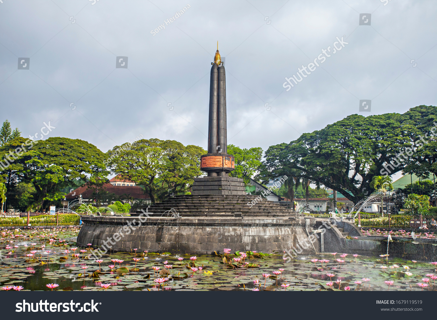 Malang Indonesia Malang Tugu Square Beautiful Stock Photo 1679119519 ...