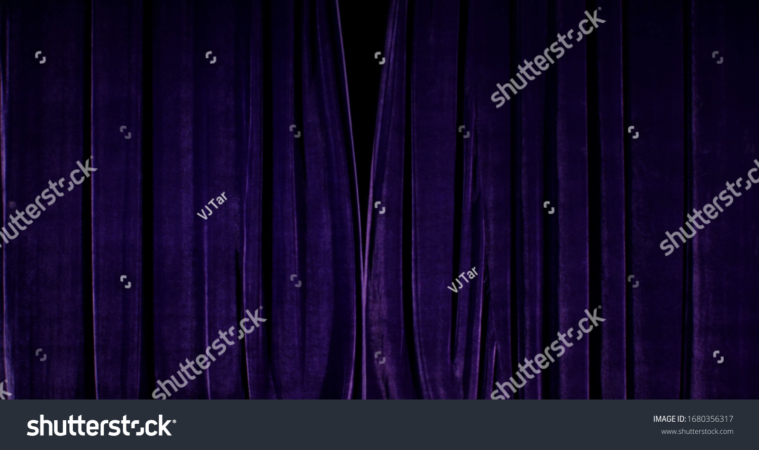 Real Velvet Cloth Stage Silk Curtain Stock Photo 1680356317 | Shutterstock