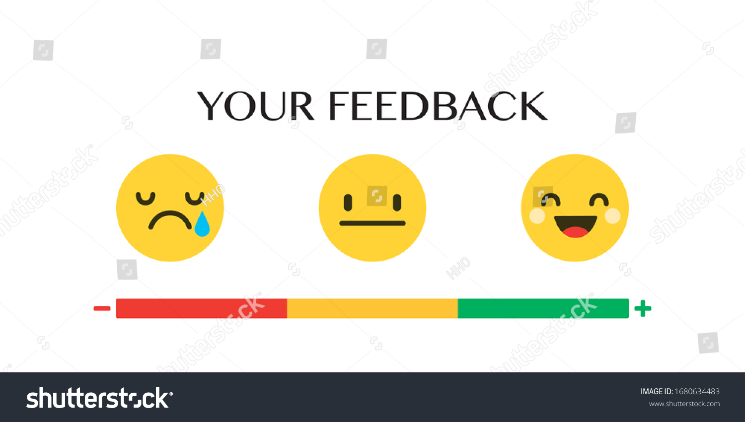 Rating Scale Form Humor Emoticons Vector Stock Vector (Royalty Free ...