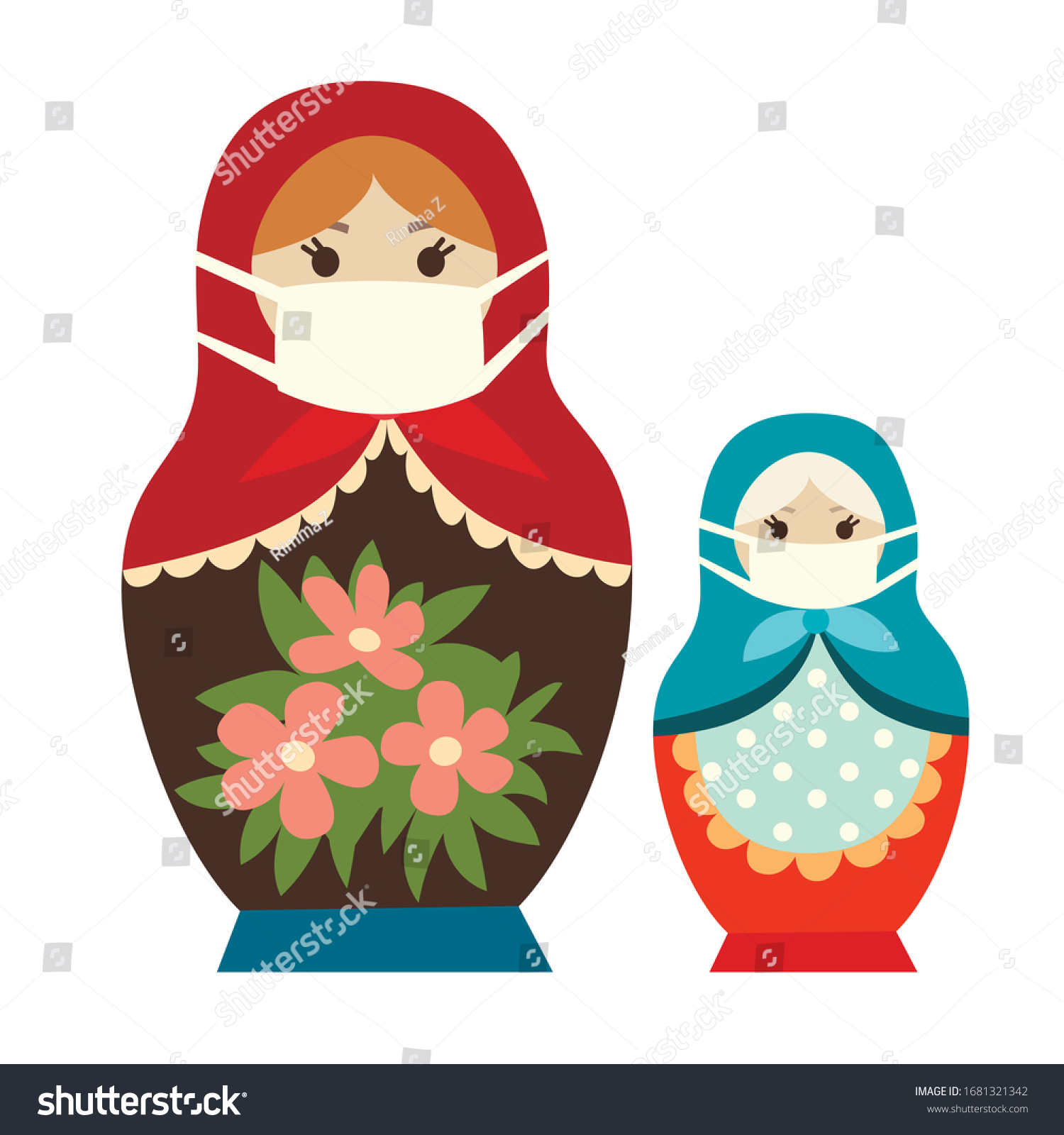 matryoshka cartoon