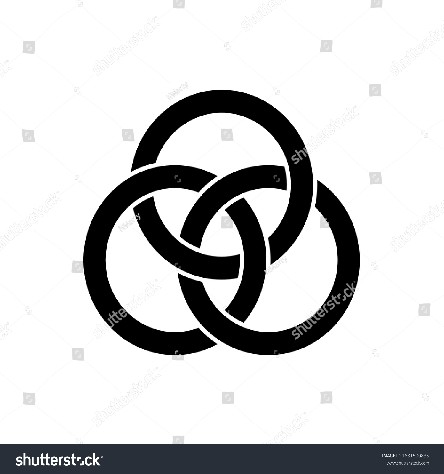 3-interlocking-circles-black-white-ethnic-stock-vector-royalty-free