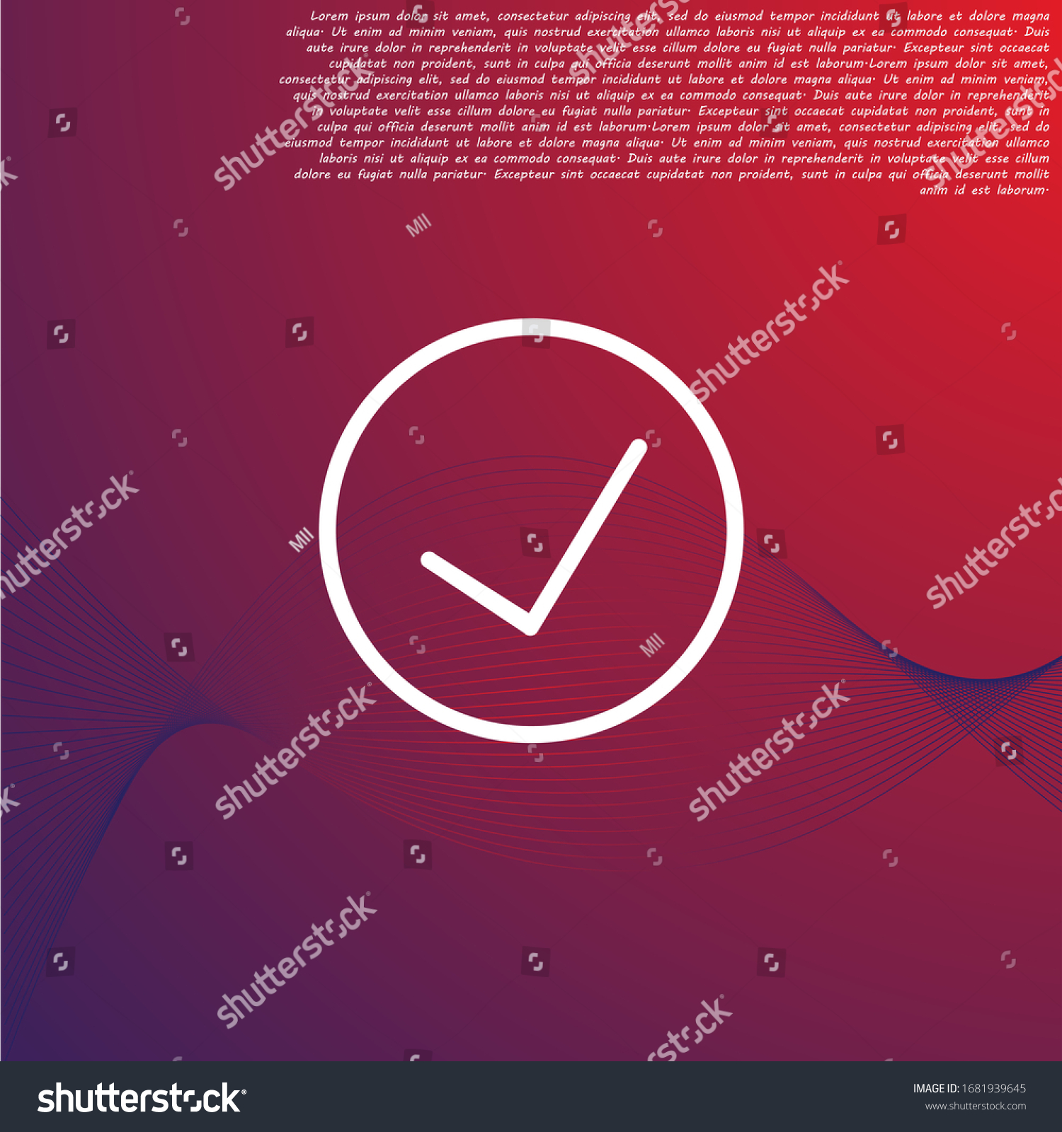 Vector Icon Check Mark 10 Eps Stock Vector (Royalty Free) 1681939645 ...