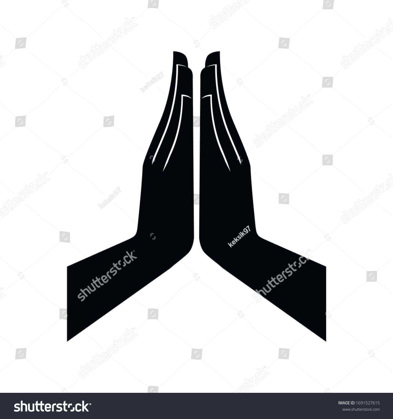 24,422 Hands praying silhouette Images, Stock Photos & Vectors ...