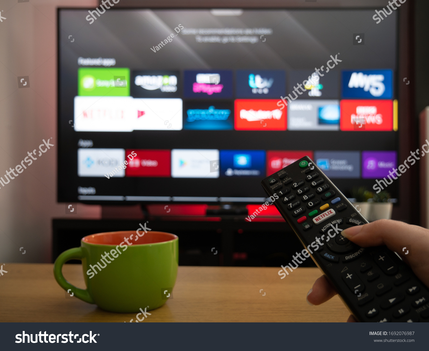 Uk March 2020 Tv Television Catch Stock Photo 1692076987 | Shutterstock