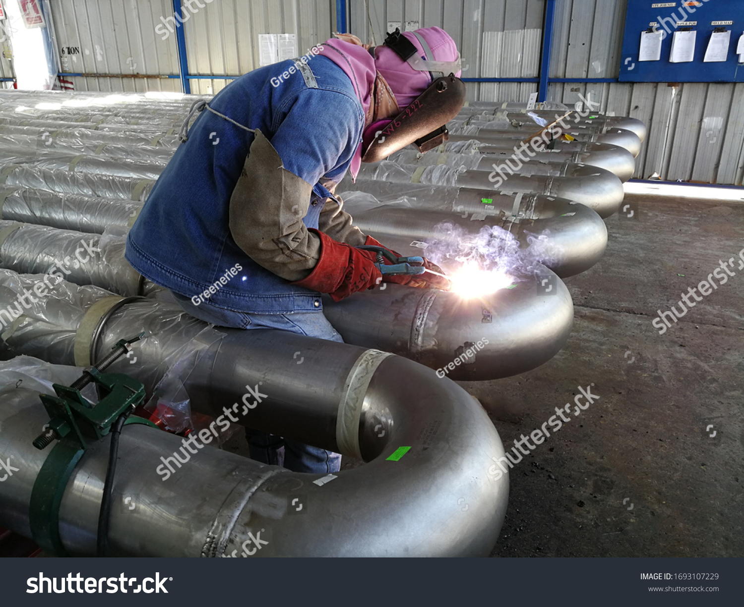 Gas Tungsten Arc Welding Gtaw Process Stock Photo 1693107229 | Shutterstock