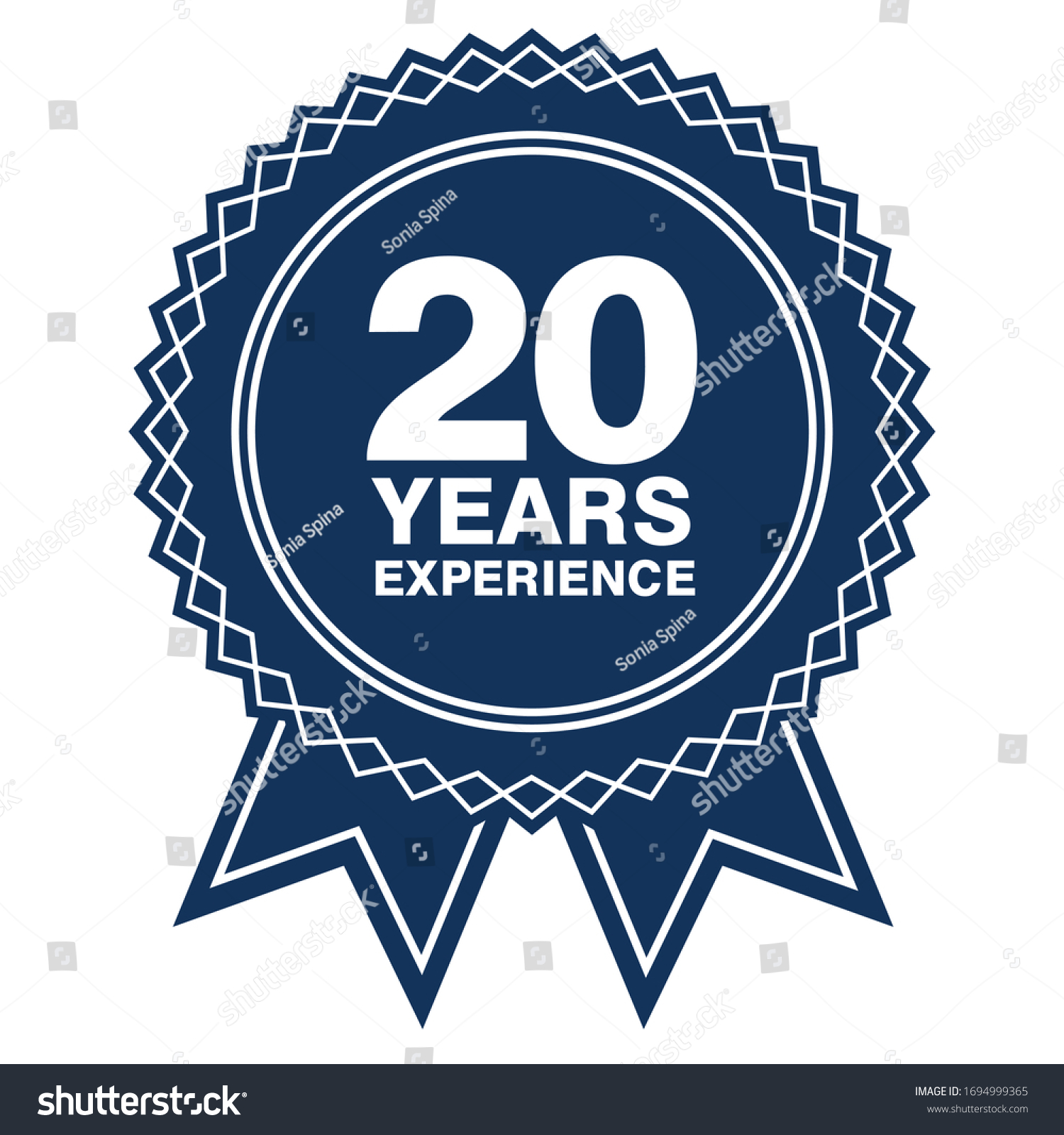 20 802 Years Of Experience Images Stock Photos Vectors Shutterstock   Stock Vector  Years Experience Badge Icon Vector Logo 1694999365 