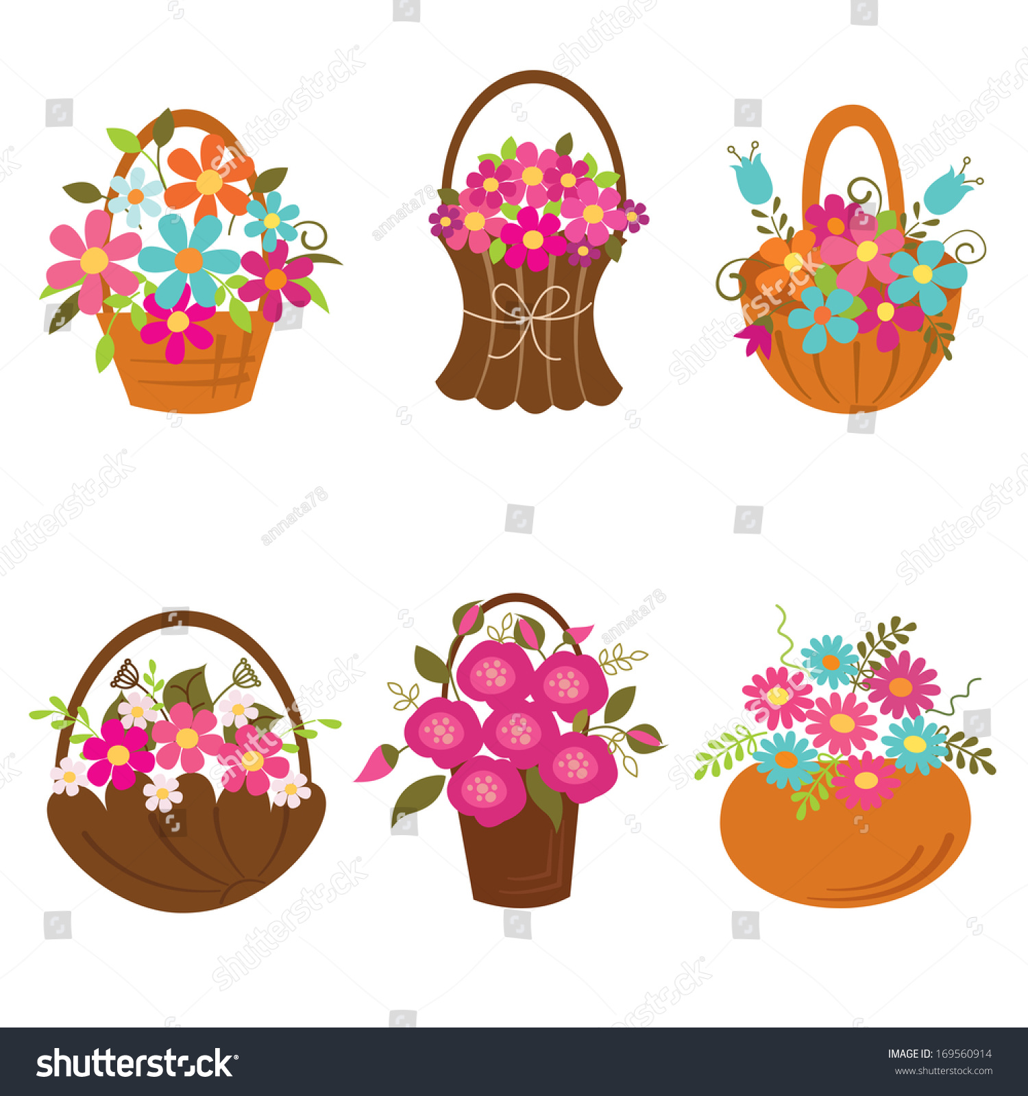 26,300 Cartoon Flower Basket Images, Stock Photos & Vectors | Shutterstock