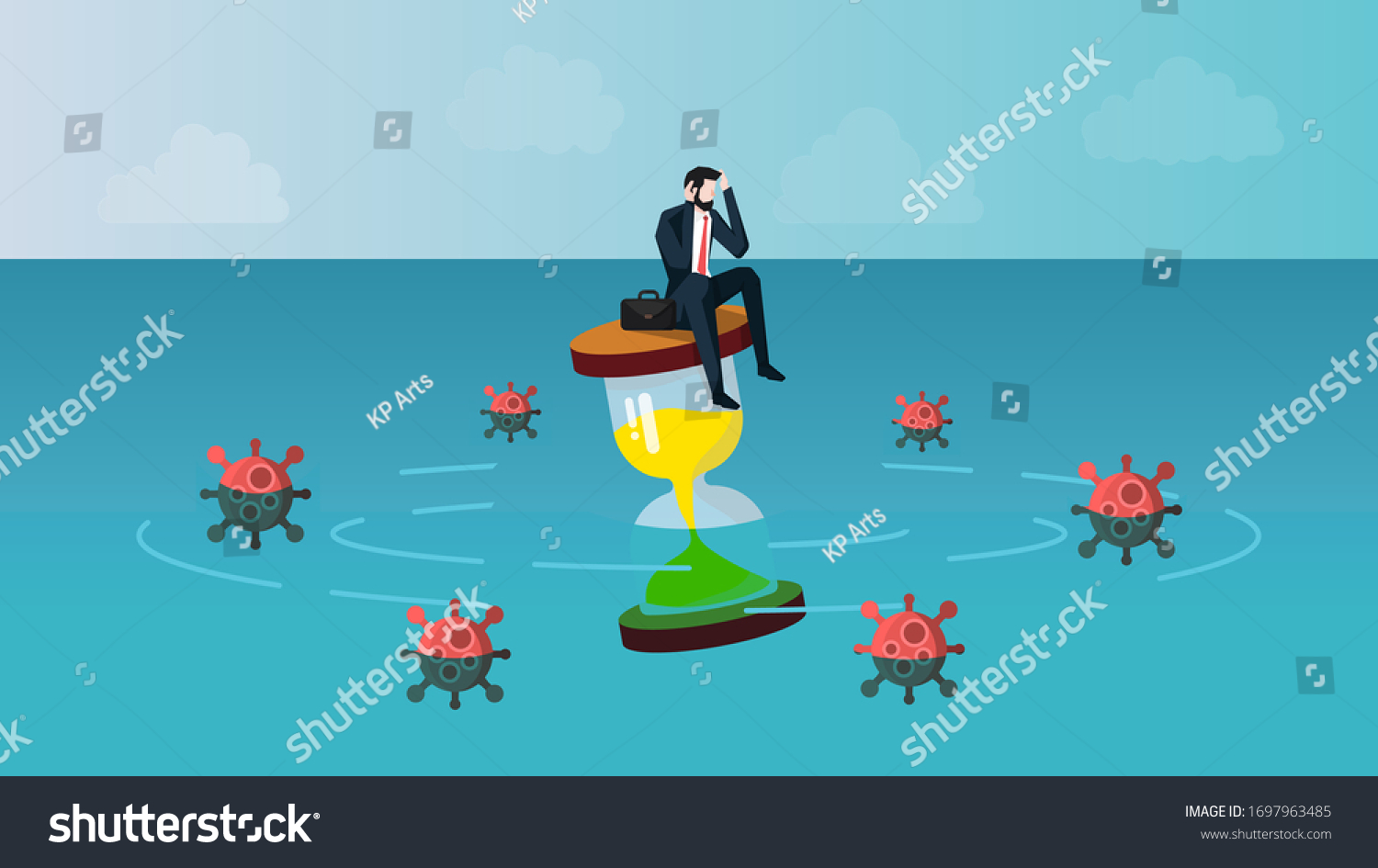 castaway-businessman-feeling-anxiety-while-sitting-stock-vector-royalty-free-1697963485