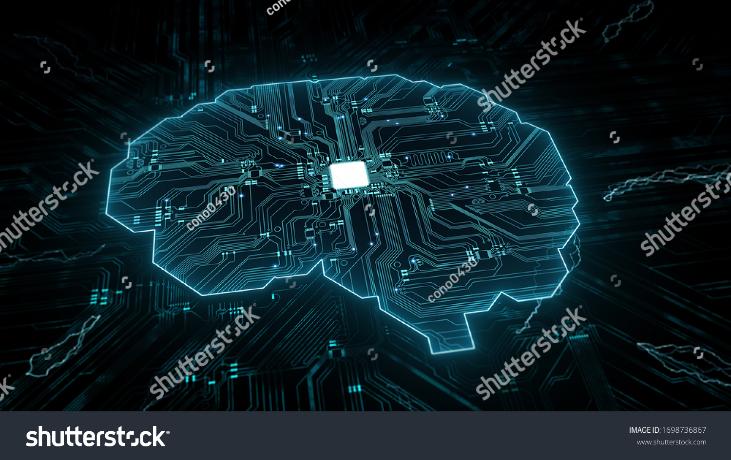 Artificial Intelligence Ai Data Mining Deep Stock Photo 1698736867 ...