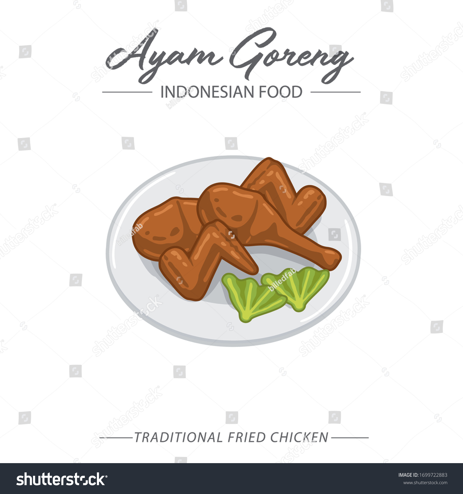 38 Ayam Goreng Stock Vectors Images And Vector Art Shutterstock