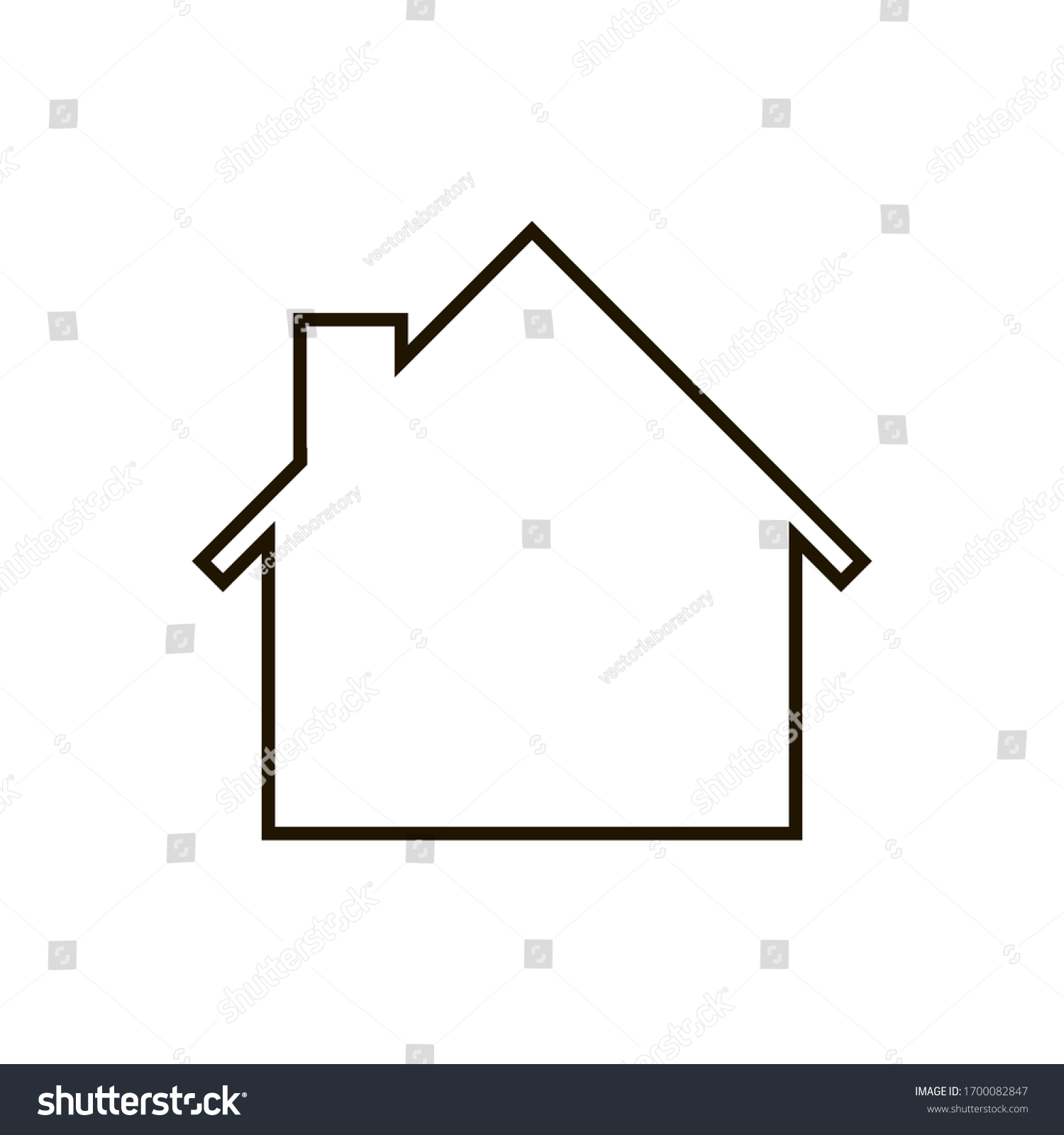 419,336 House outline Stock Vectors, Images & Vector Art | Shutterstock