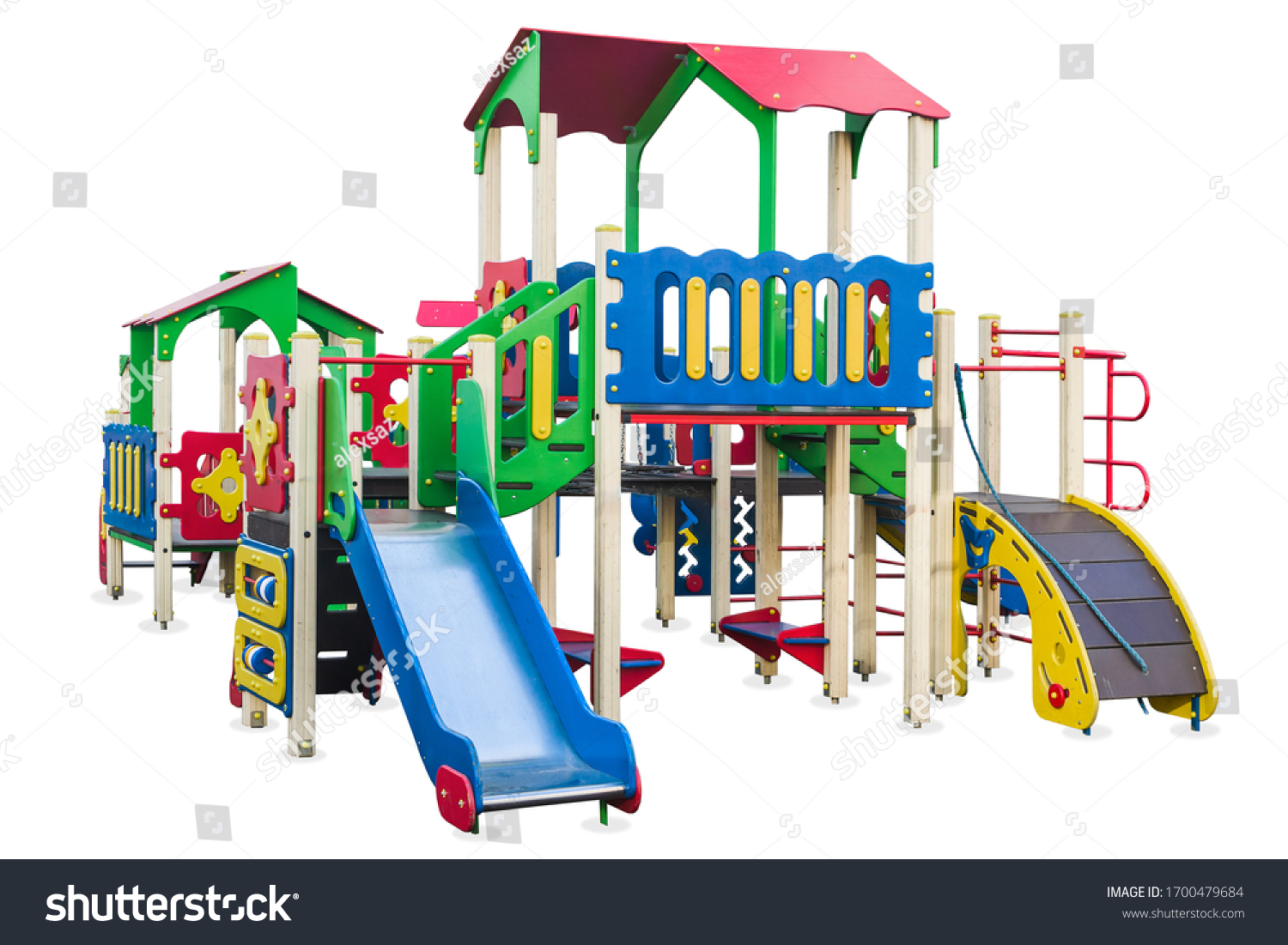 Childrens Playground Park Built Development People Stock Photo ...