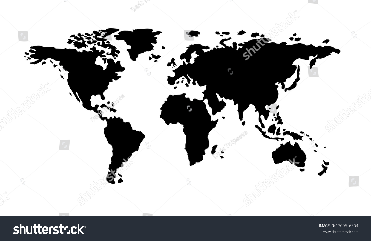 Texture Vector World Map Your Project Stock Vector (Royalty Free ...