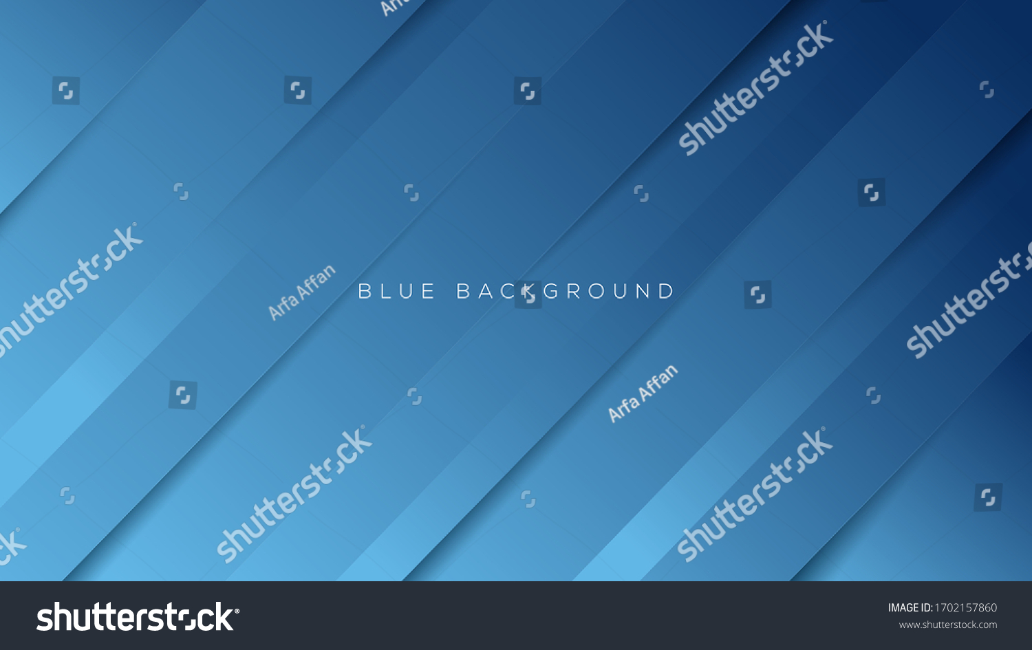 3d Shapes Gradient Blue Background Premium Stock Vector (Royalty Free ...