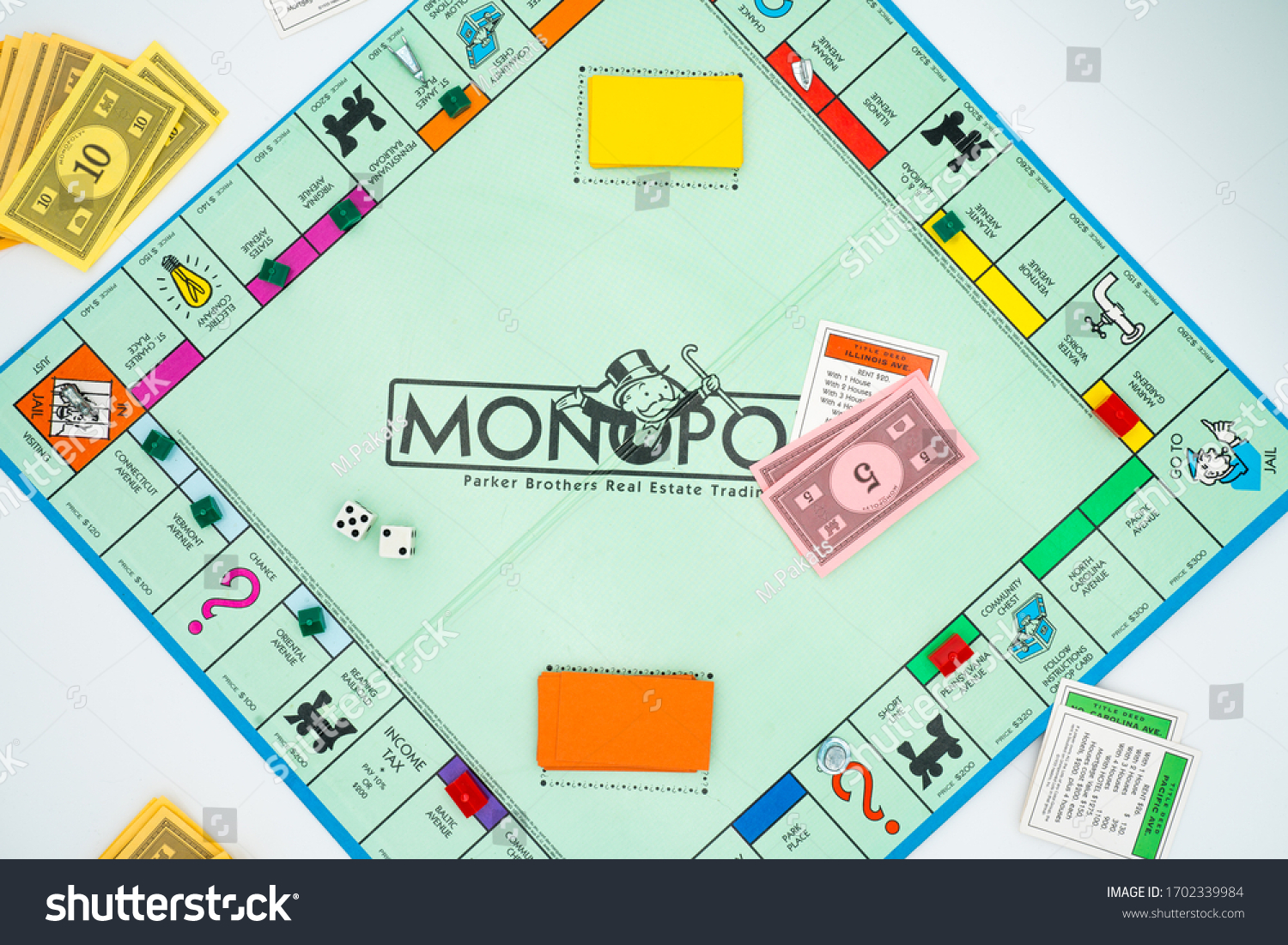 Tallinnestonia04112020 Monopoly Board Game Family Fun Stock Photo ...