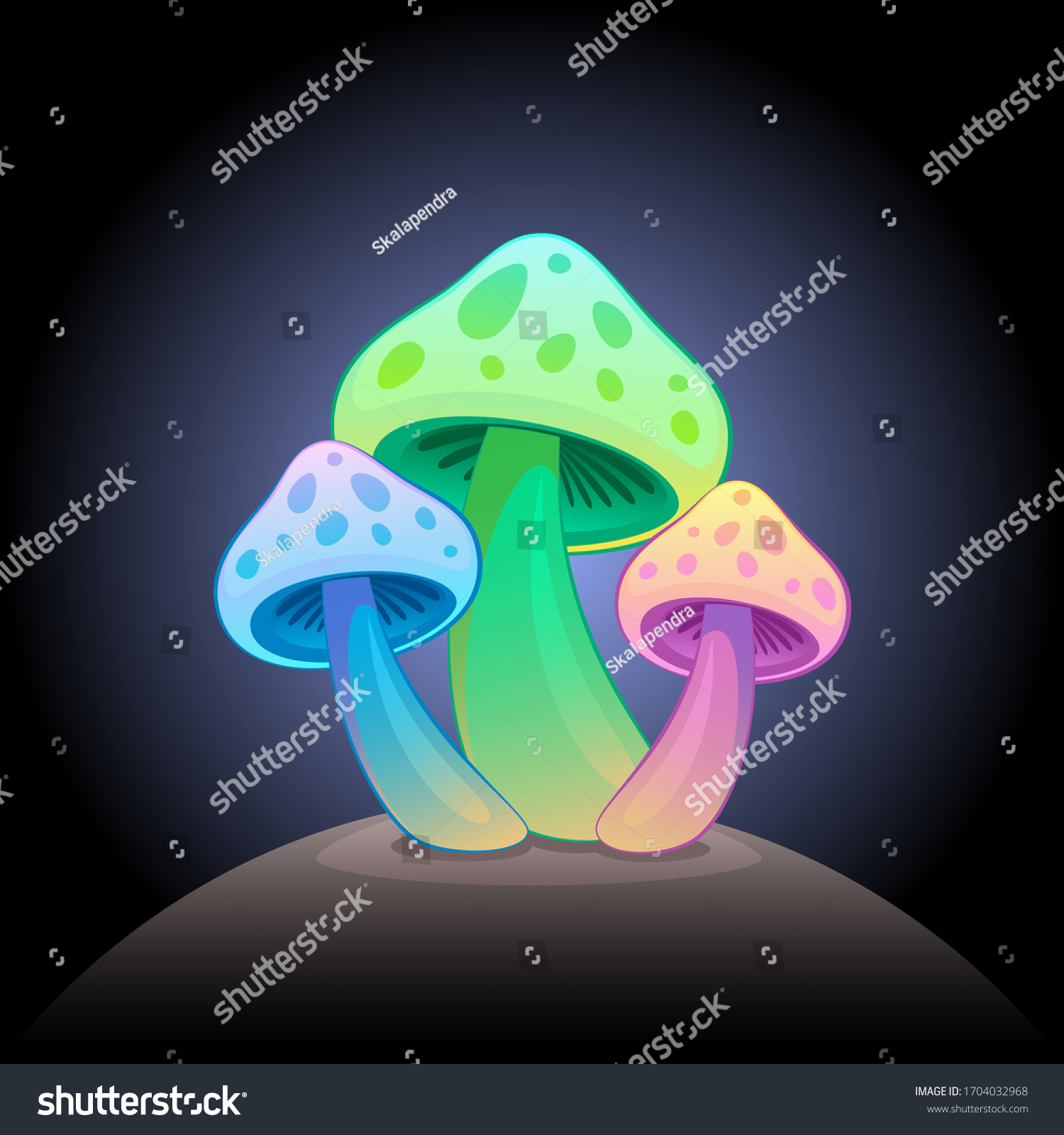 trippy mushroom backgrounds