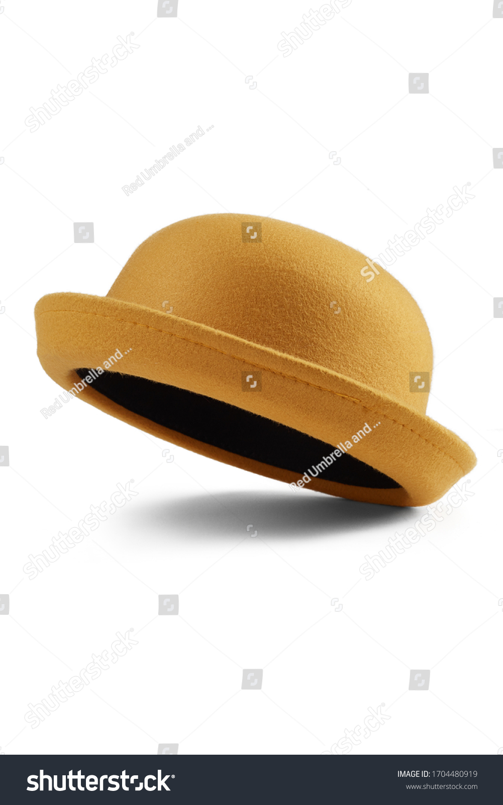 yellow bowler hat