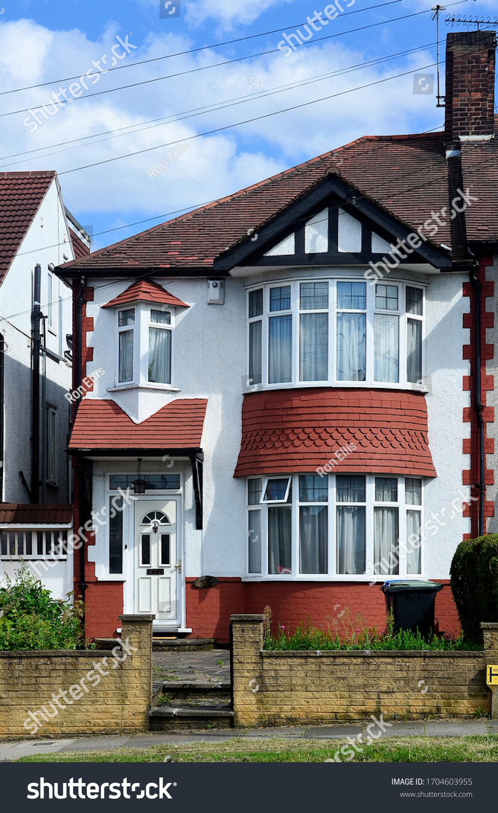 1930s Semidetached House North London Suburb Stock Photo 1704603955 ...