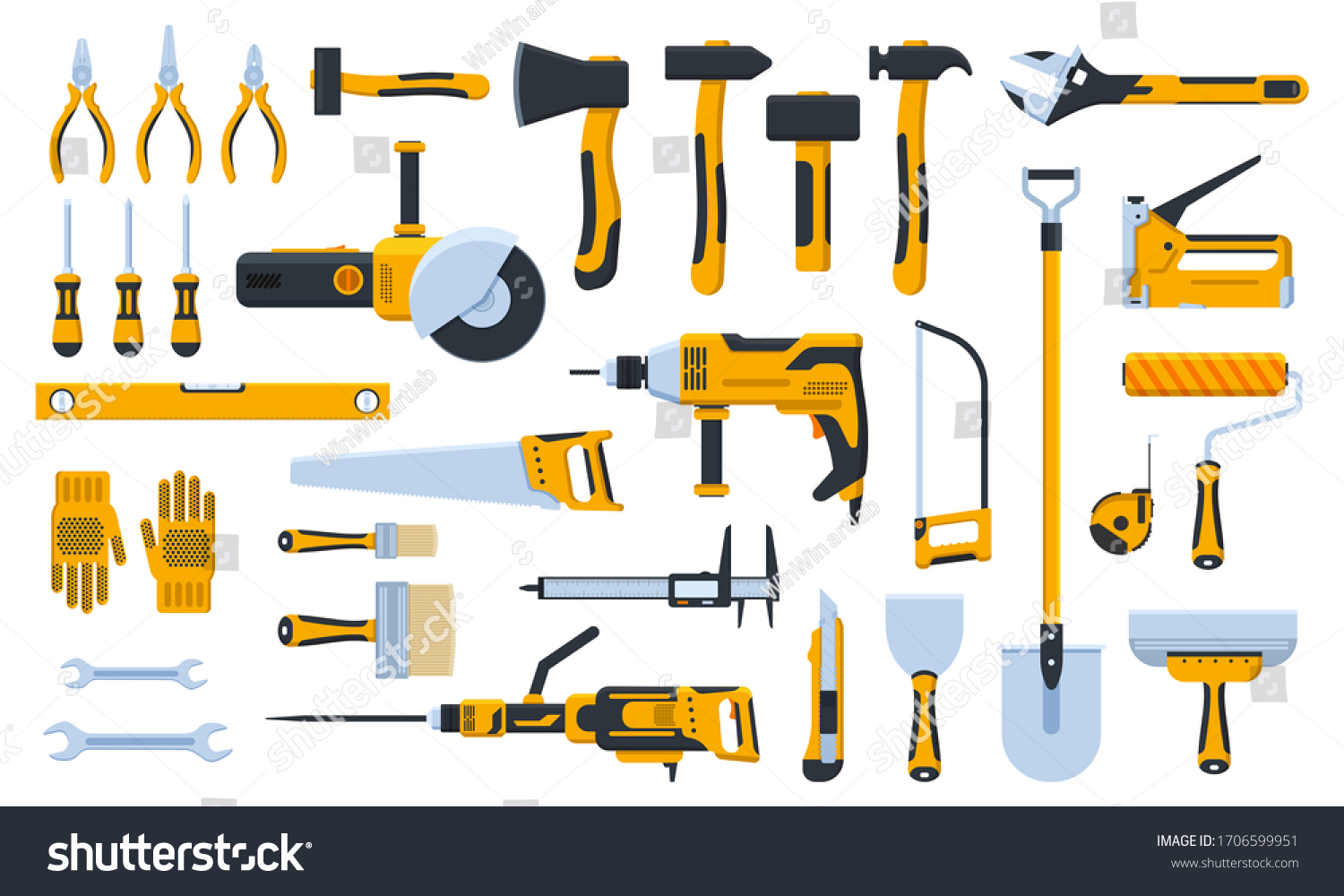 Construction Tools vector