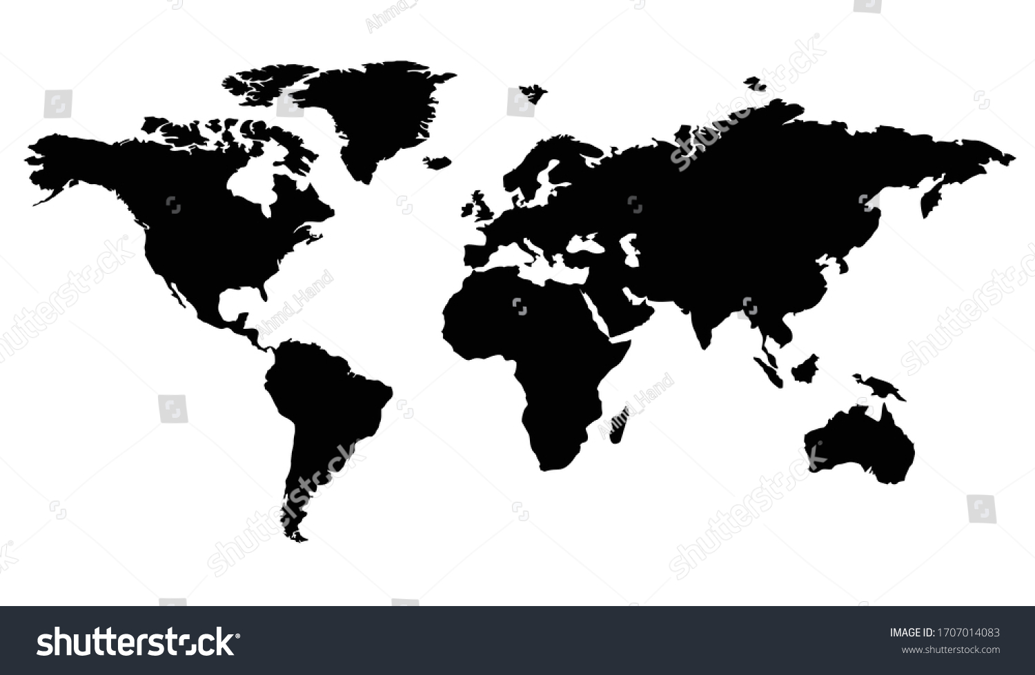 Black White Vector Design World Wide Stock Vector (Royalty Free ...