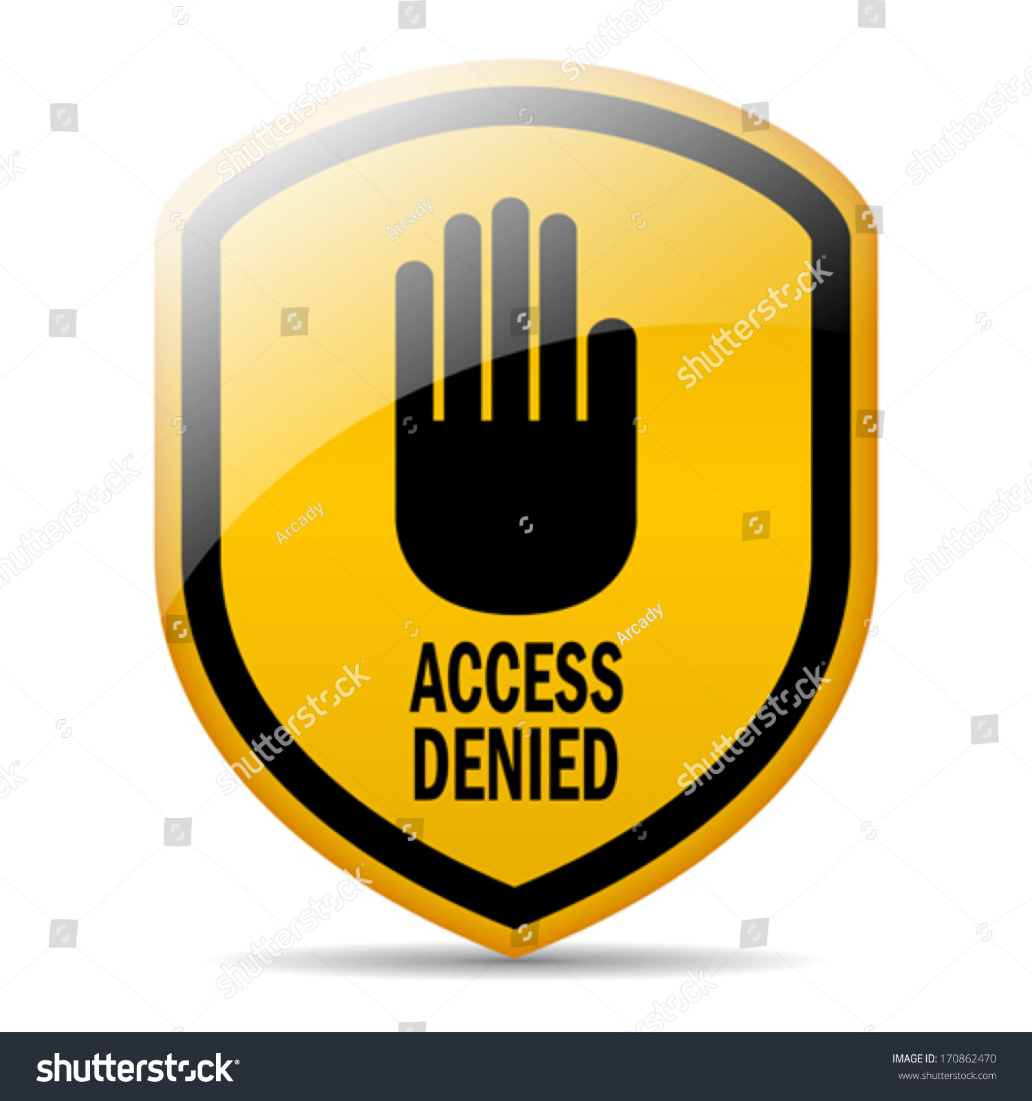 Access Denied Stock Vector Royalty Free 170862470 Shutterstock   Stock Vector Access Denied 170862470 