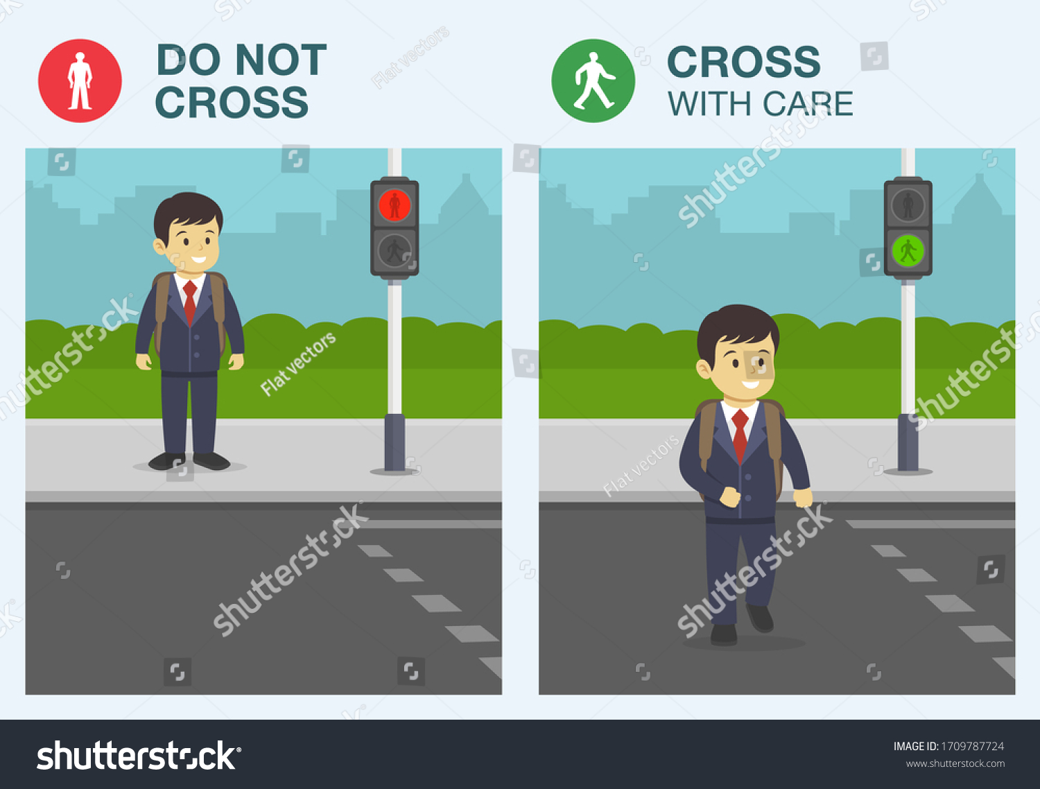 Rules for pedestrians