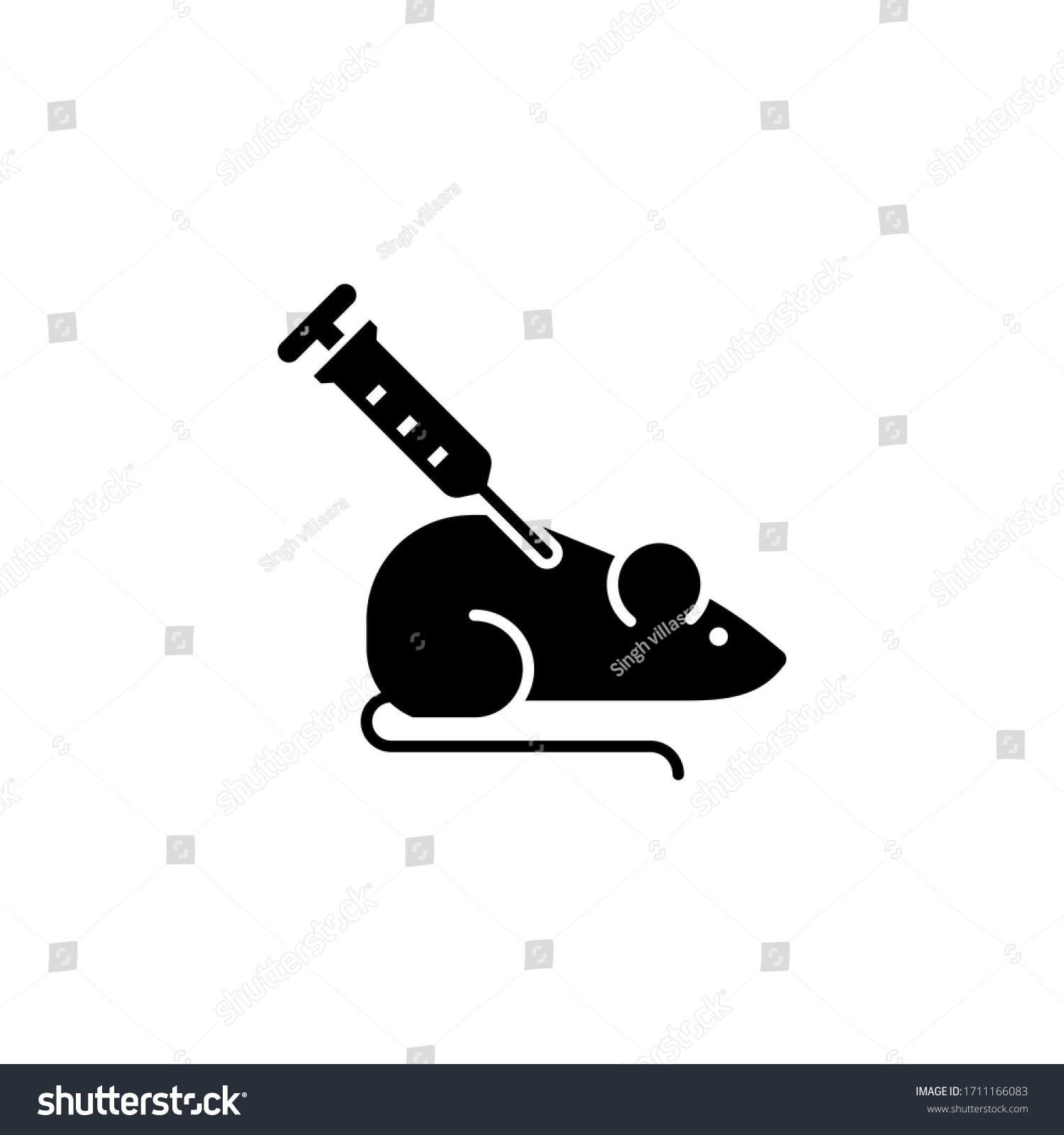 Laboratory Rat Experiment Research Concept Vector Stock Vector (Royalty ...