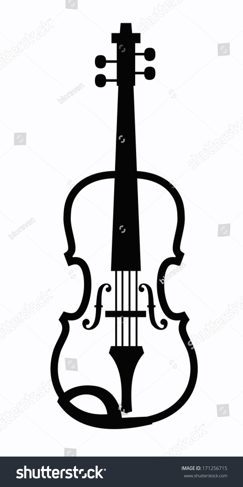 Скрипка символ арт